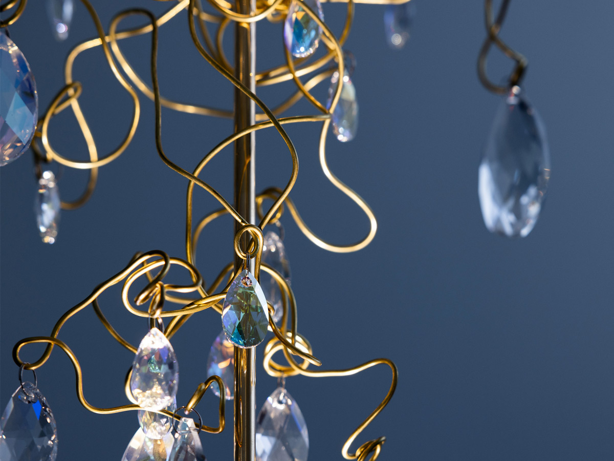 Davide Groppi Louis Xiv Suspension Lamp Ricordo Di Un Lampadario A Gocce