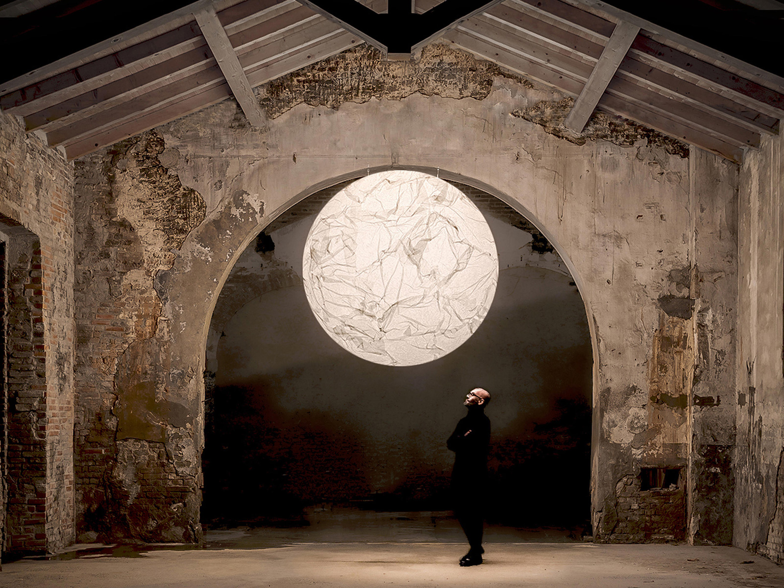 Davide Groppi Moon 80 O Suspension Lamp