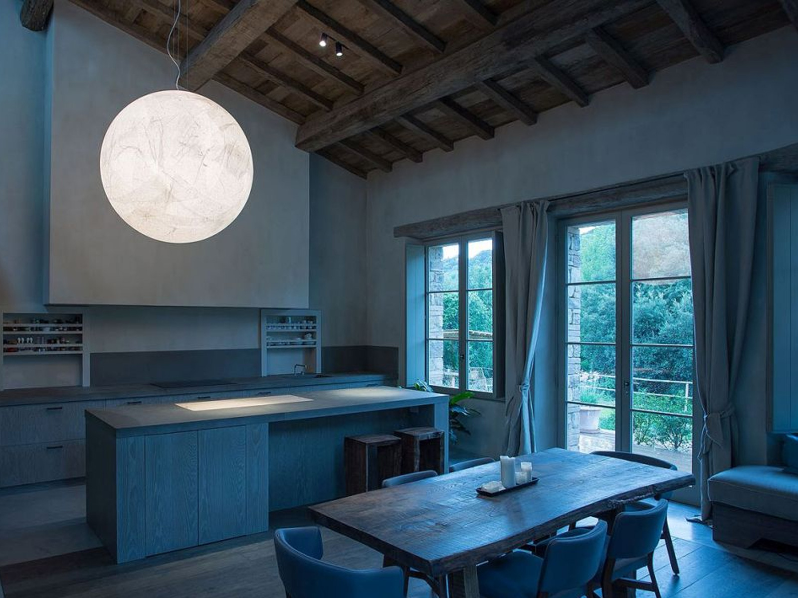Davide Groppi Moon 80 O Suspension Lamp