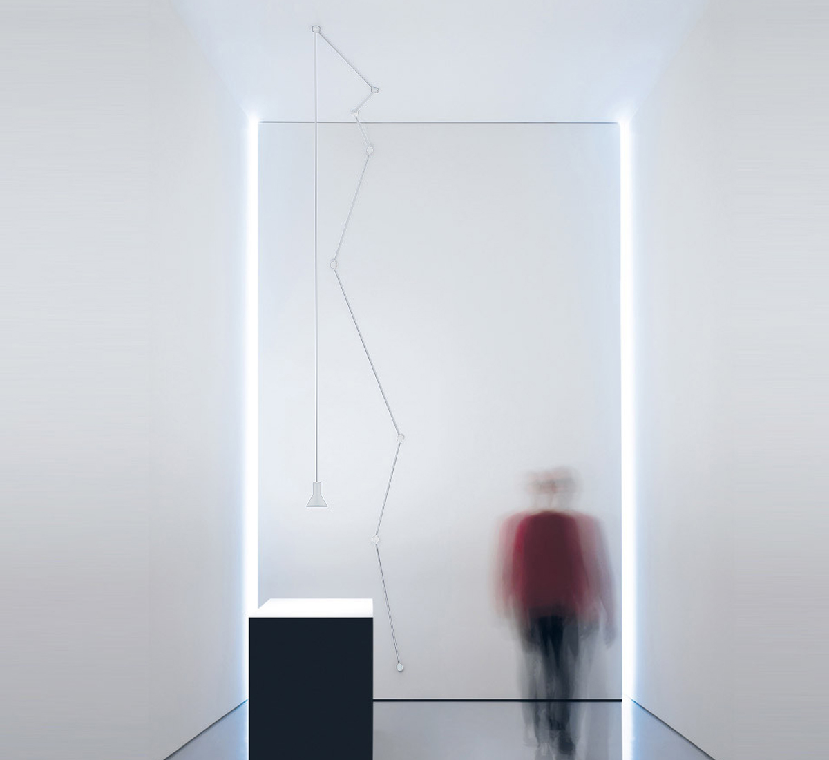 Davide Groppi Neuro Suspension Lamp White