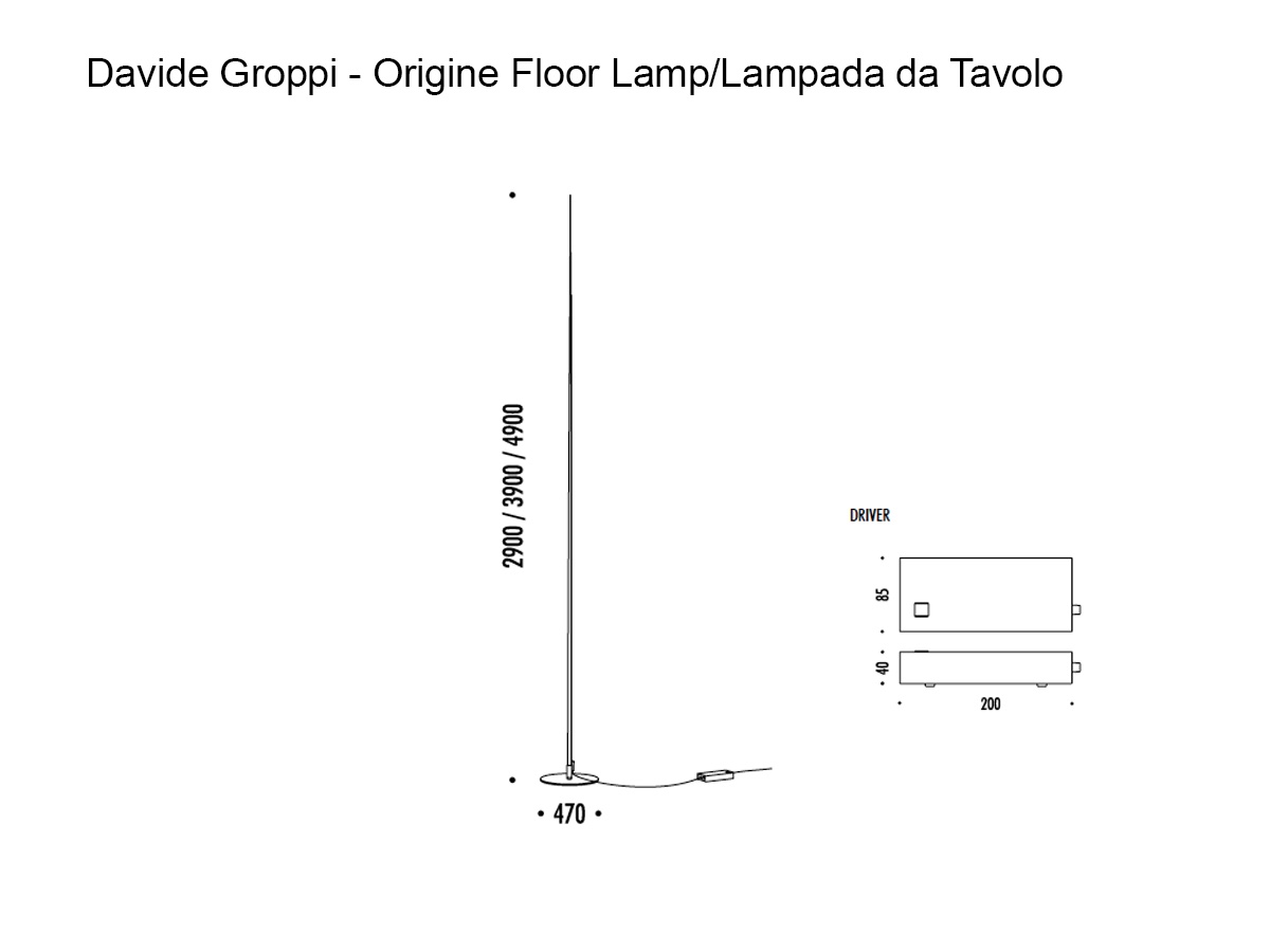 Davide Groppi Origine Floor Lamp Outdoor