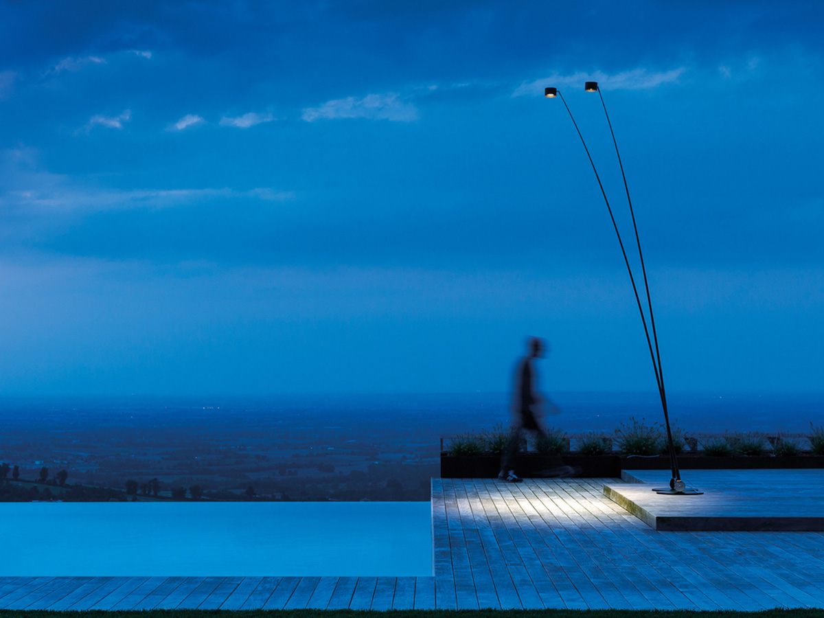 Davide Groppi Sampei 440 Outdoor Floor Lamp 2700k