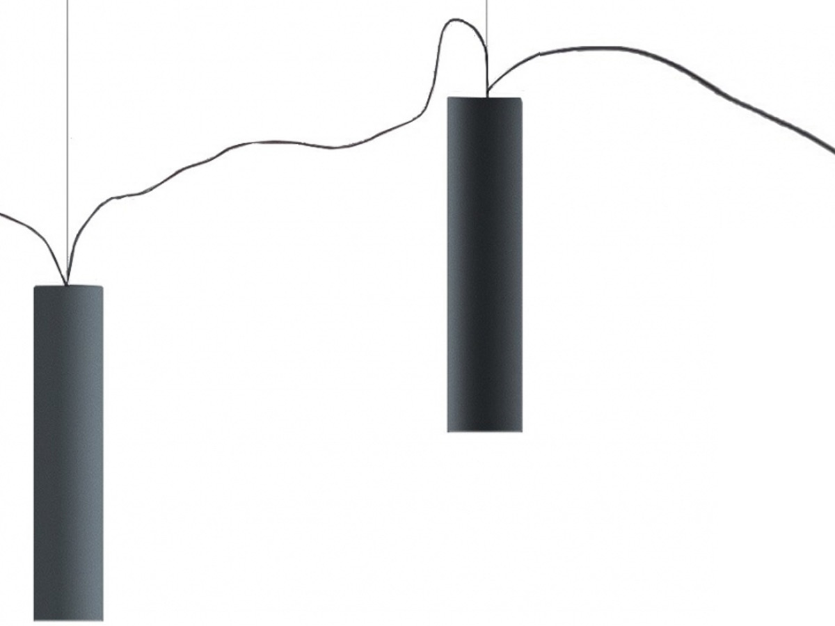 Davide Groppi Simbiosi Suspension Lamp 2700k Black