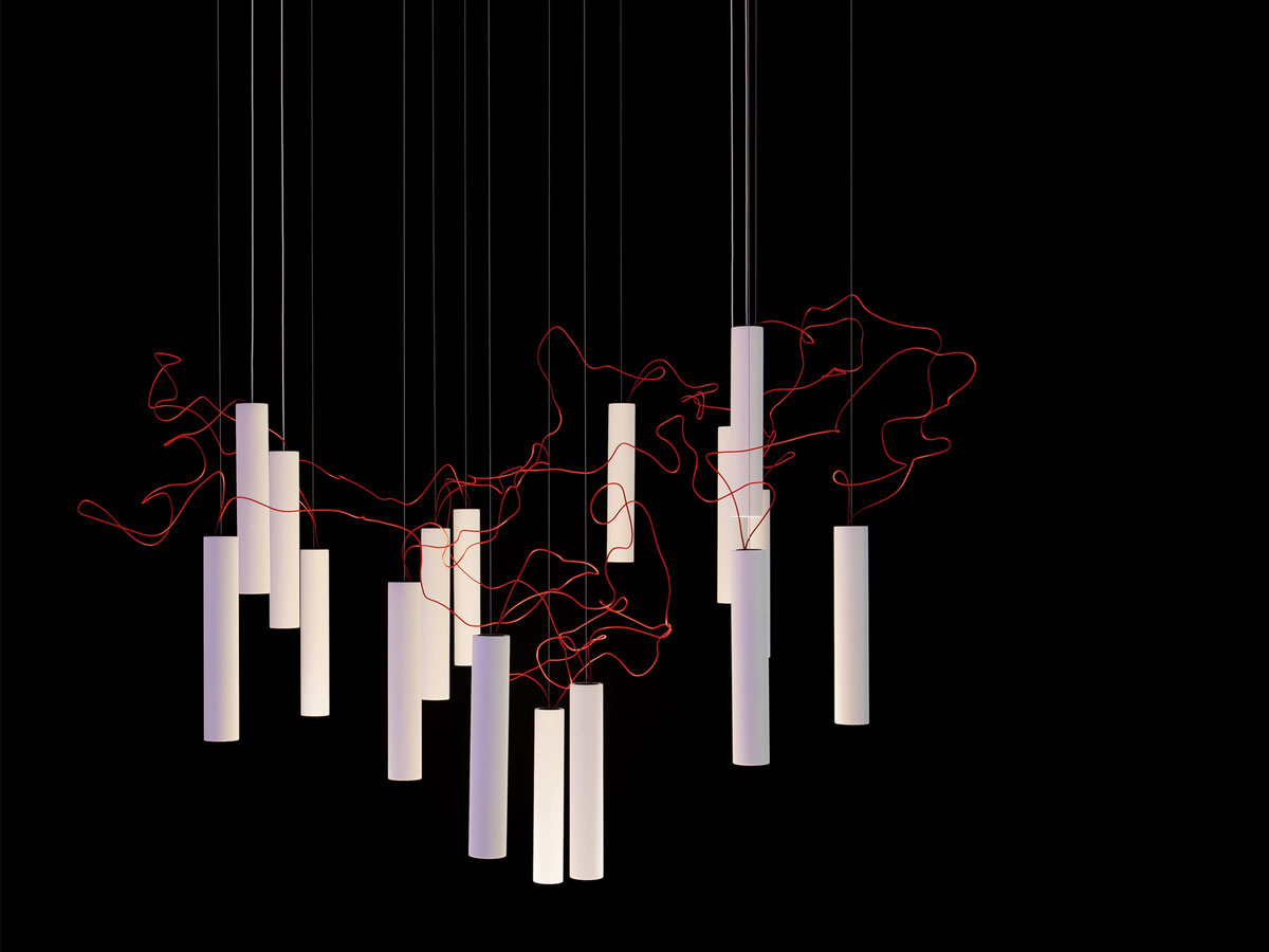 Davide Groppi Symbiosis Suspension Lamp