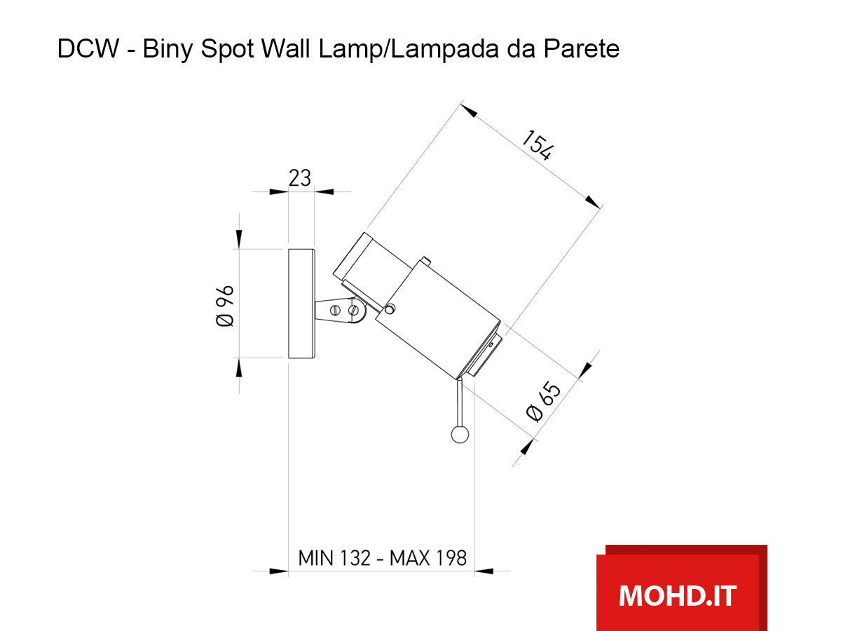 Бра DCW éditions Biny Spot