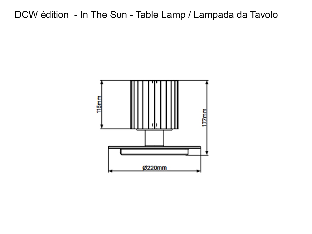 Настольная лампа DCW éditions In The Sun 220