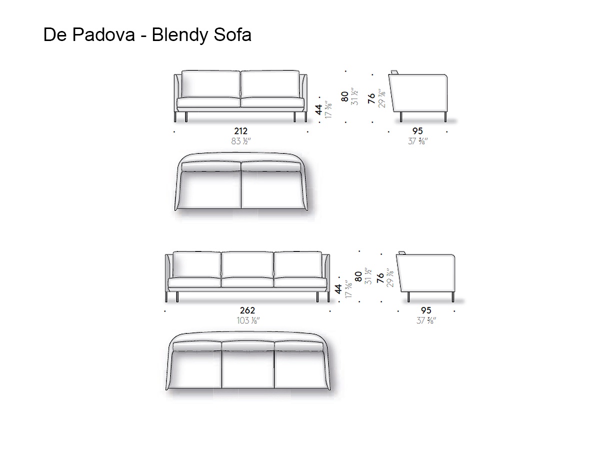 De Padova Blendy Sofa