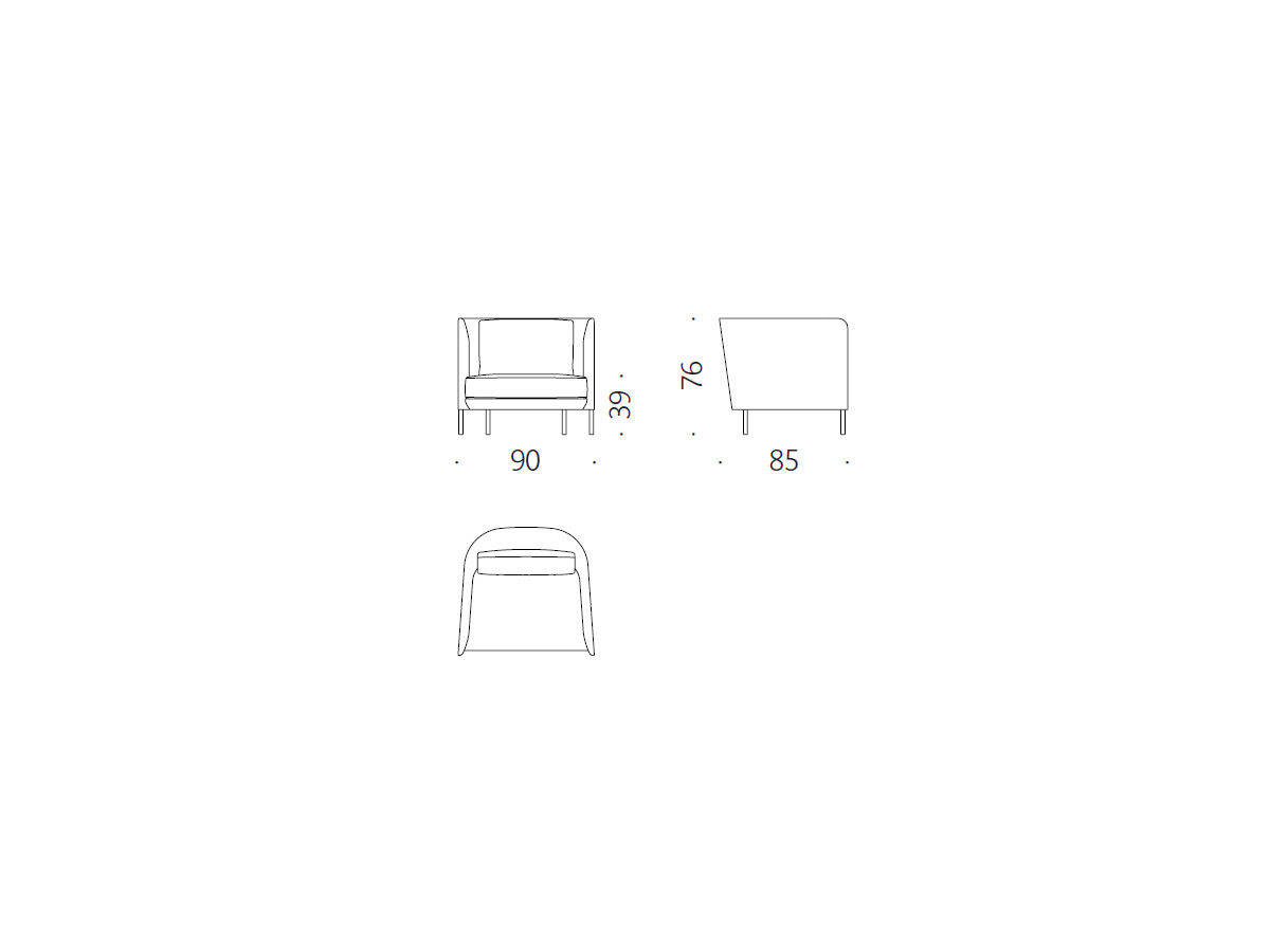 De Padova Blendy Armchair