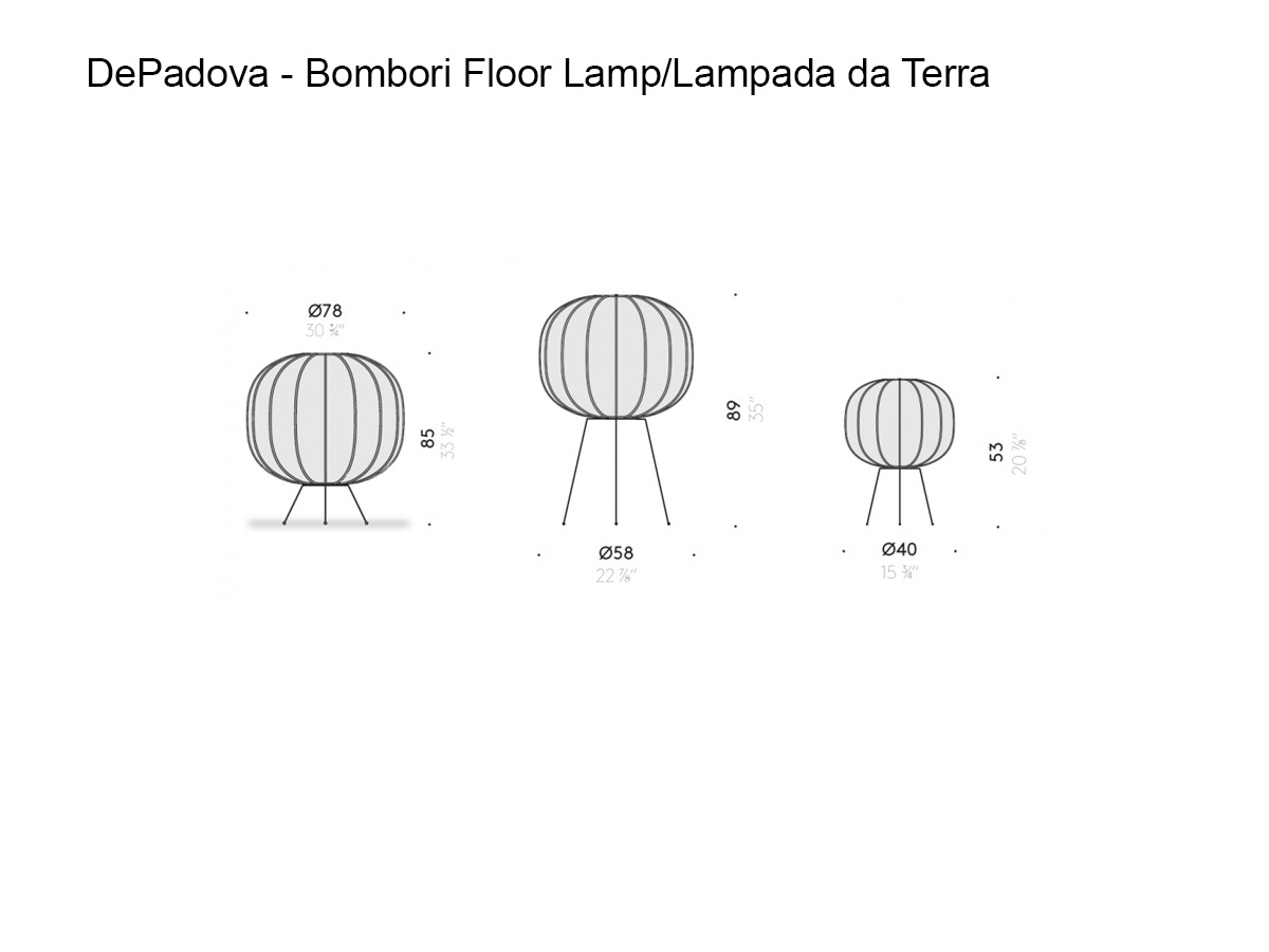 De Padova Bombori Floor Lamp