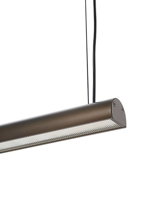 De Padova Cut Back Linear Suspension Lamp L 200 Cm