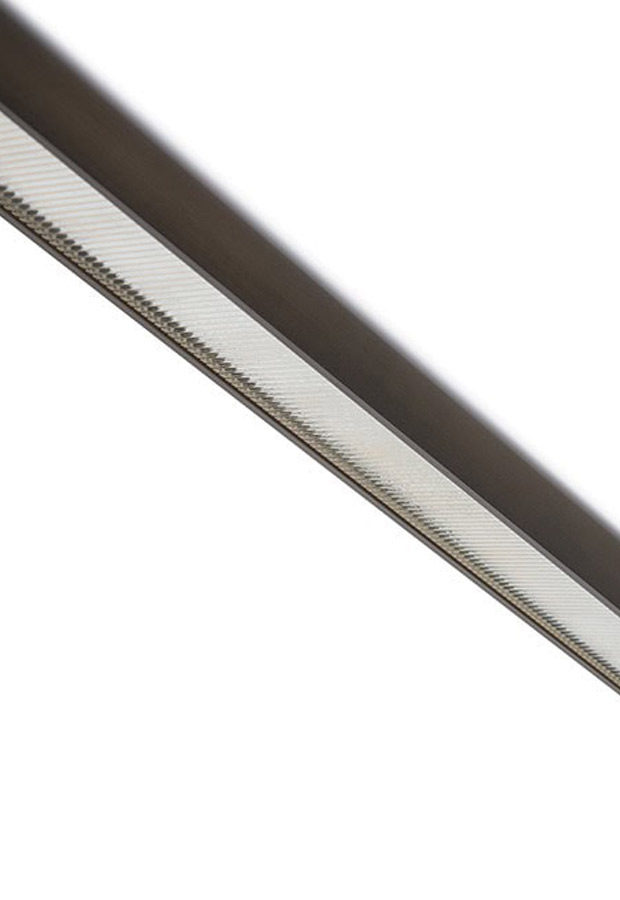 De Padova Cut Back Linear Suspension Lamp L 200 Cm