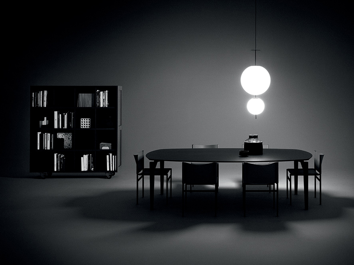 De Padova Elementi Two Spheres Suspension Lamp