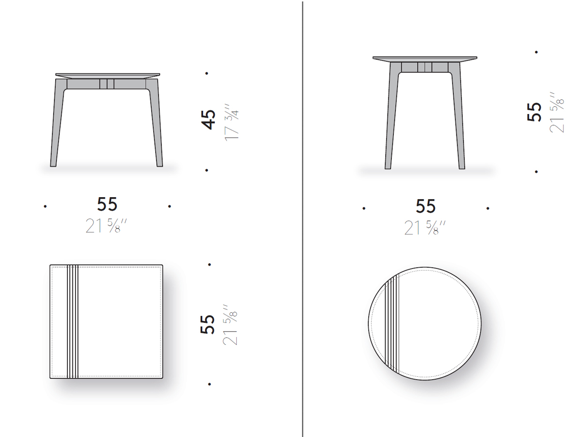 De Padova Everyday Life Side Table Outdoor