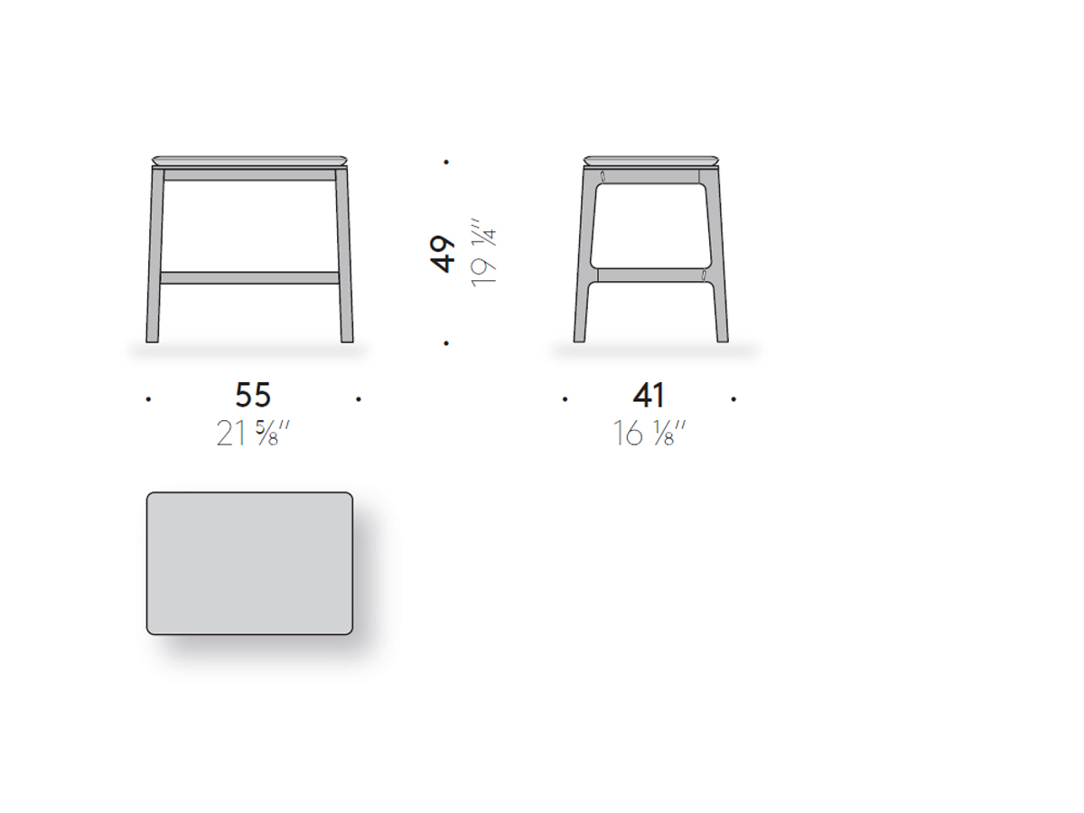 De Padova Everyday Life Outdoor Stool