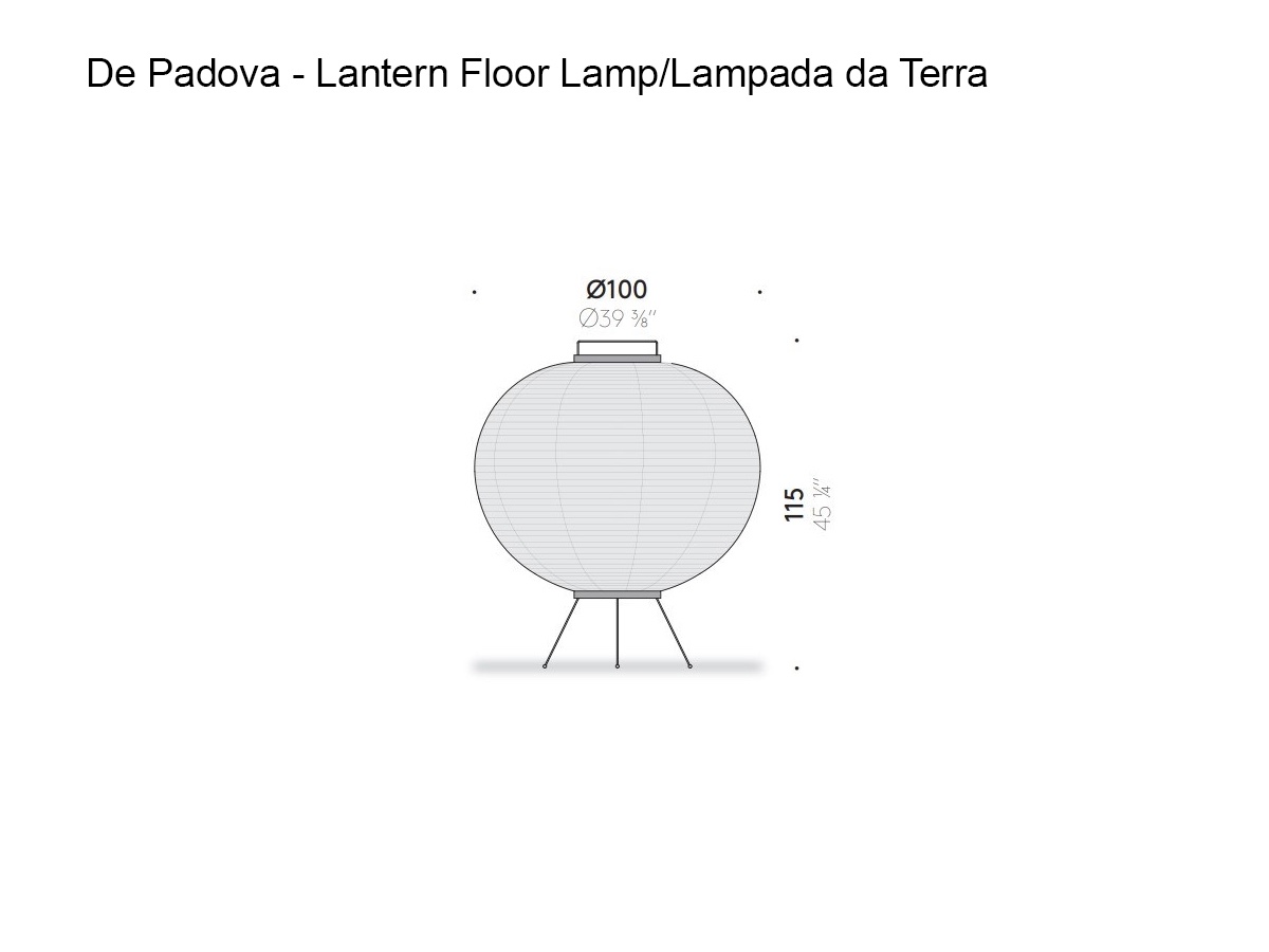De Padova Lantern Floor Lamp