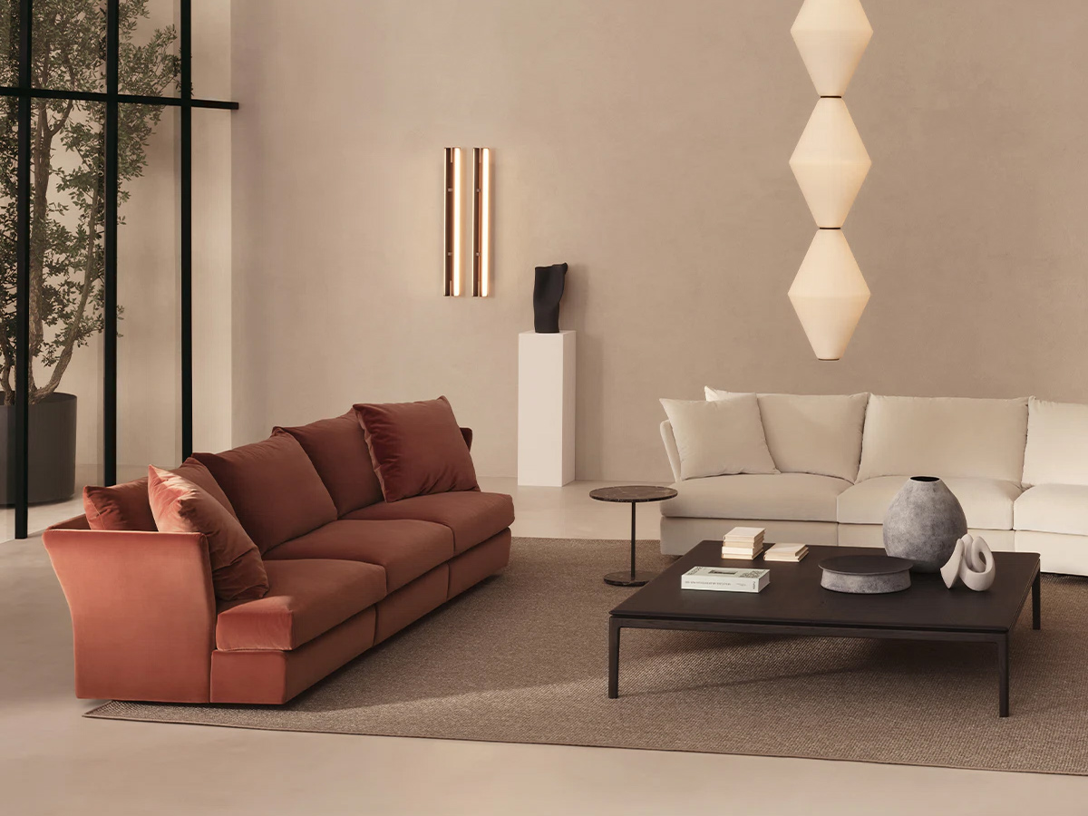 De Padova Pillow 20 Sofa L 301 Cm