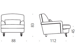 De Padova Raffles Armchair