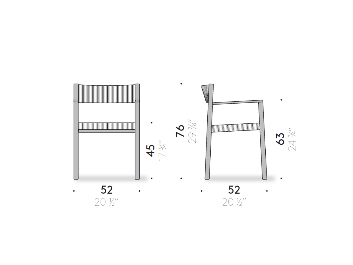 De Padova So Outdoor Chair