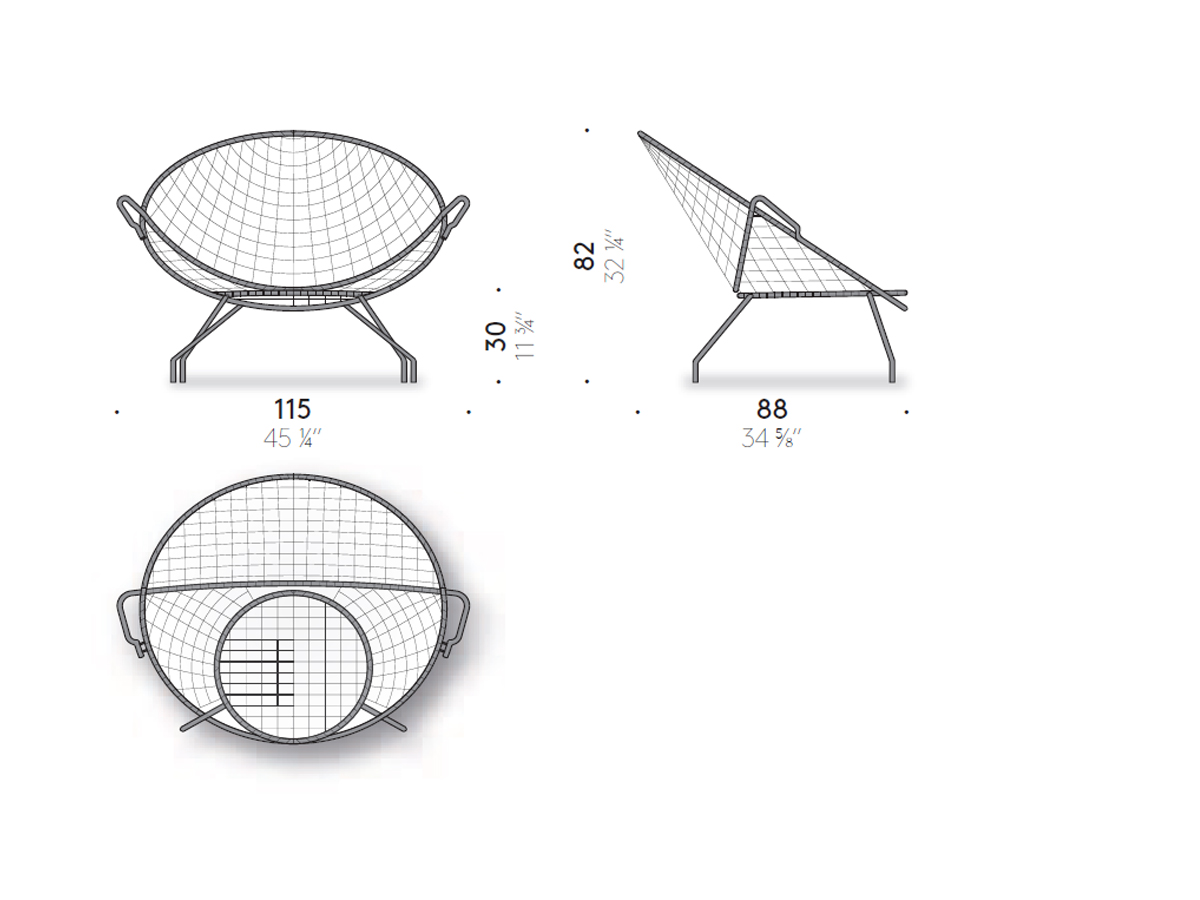 De Padova T54 Armchair
