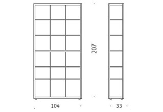De Padova Tani Moto Bookcase