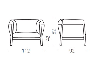 De Padova Yak Armchair