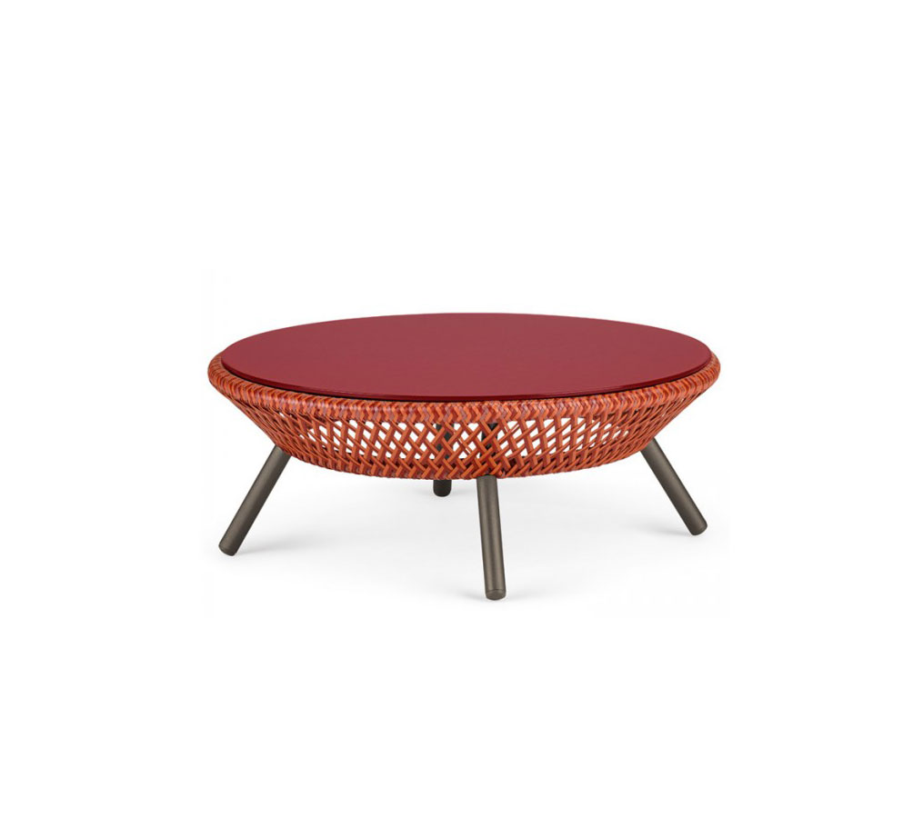 Dedon Ahnda Footstool Coffee Table