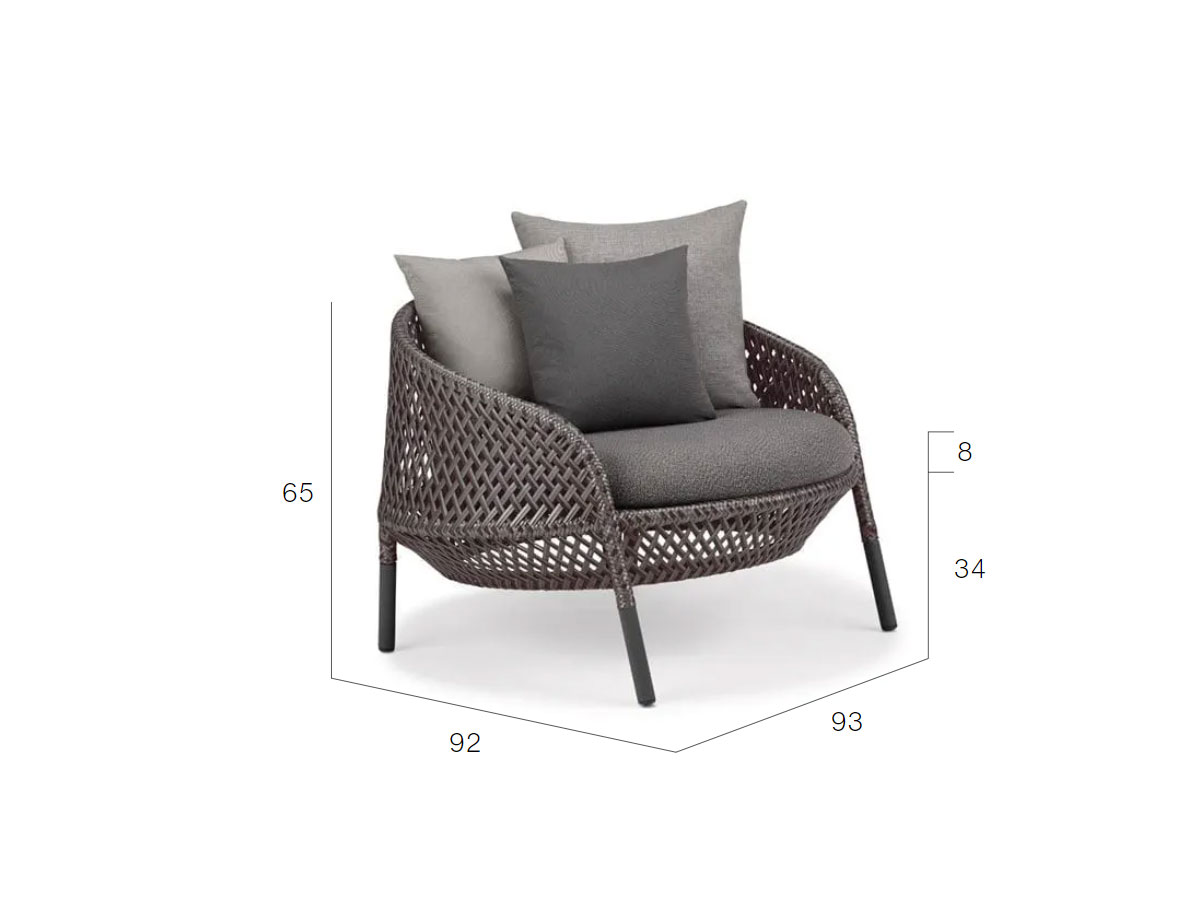 Dedon Ahnda Lounge Armchair
