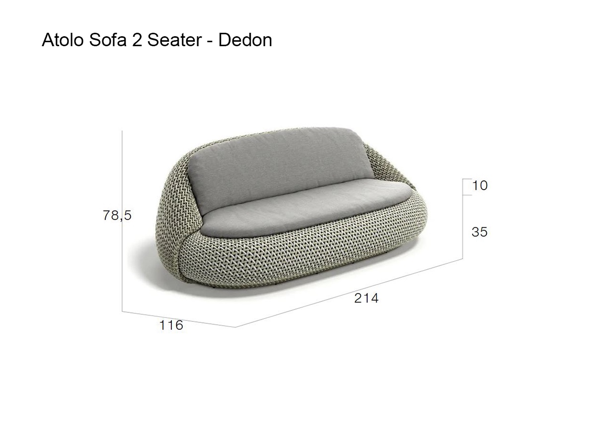 Dedon Atolo Sofa 2 Seater