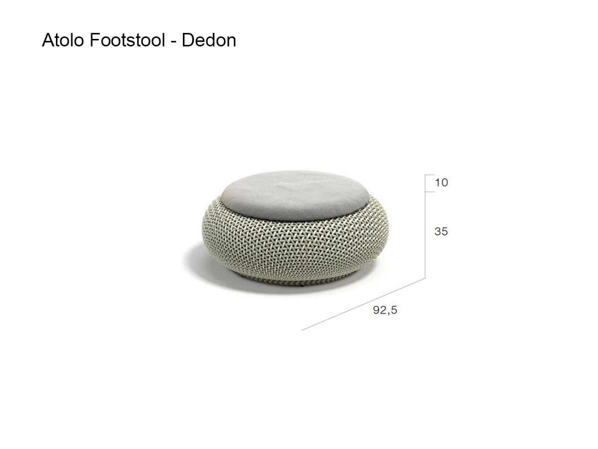 Dedon Atolo Footstool