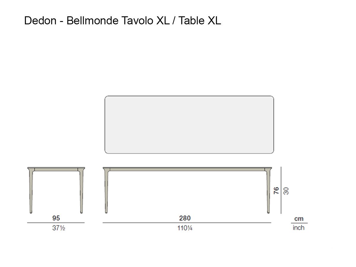 Dedon Bellmonde Table