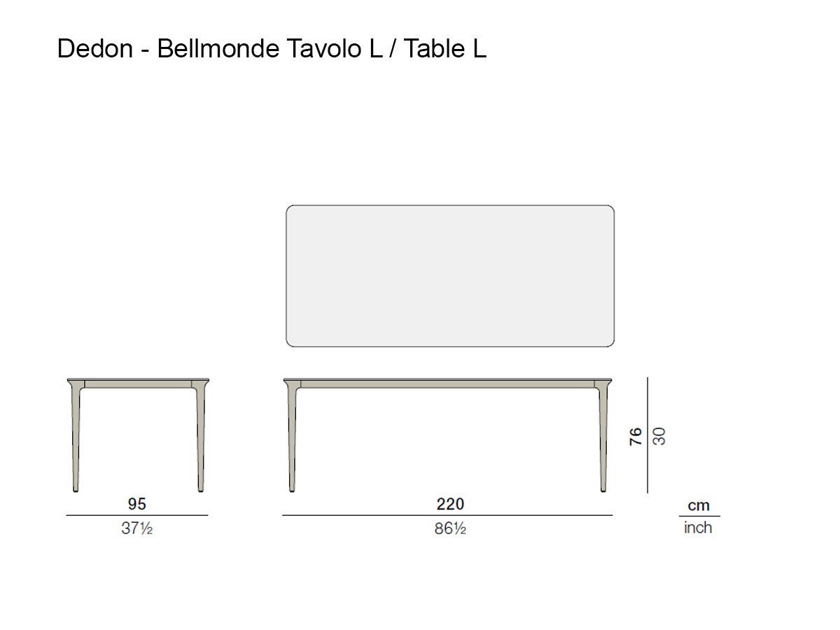 Dedon Bellmonde Table