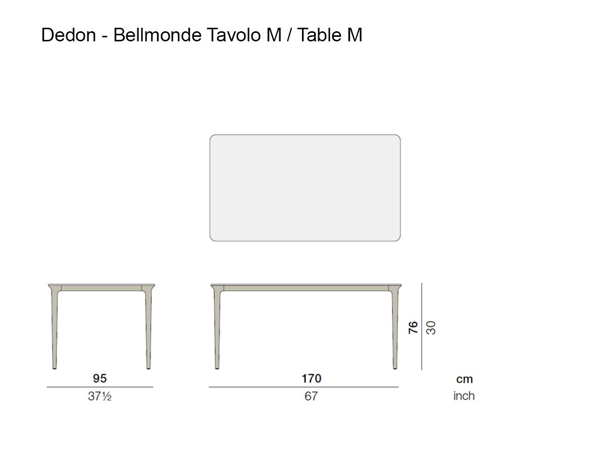 Dedon Bellmonde Table