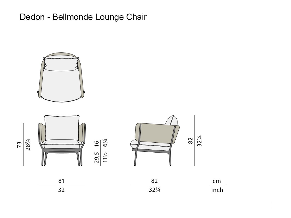 Dedon Bellmonde Lounge Chair