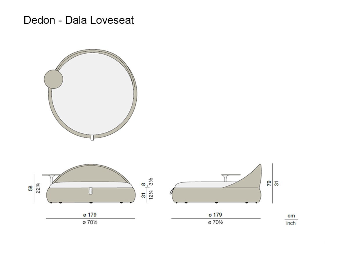 Dedon Dala Loveseat
