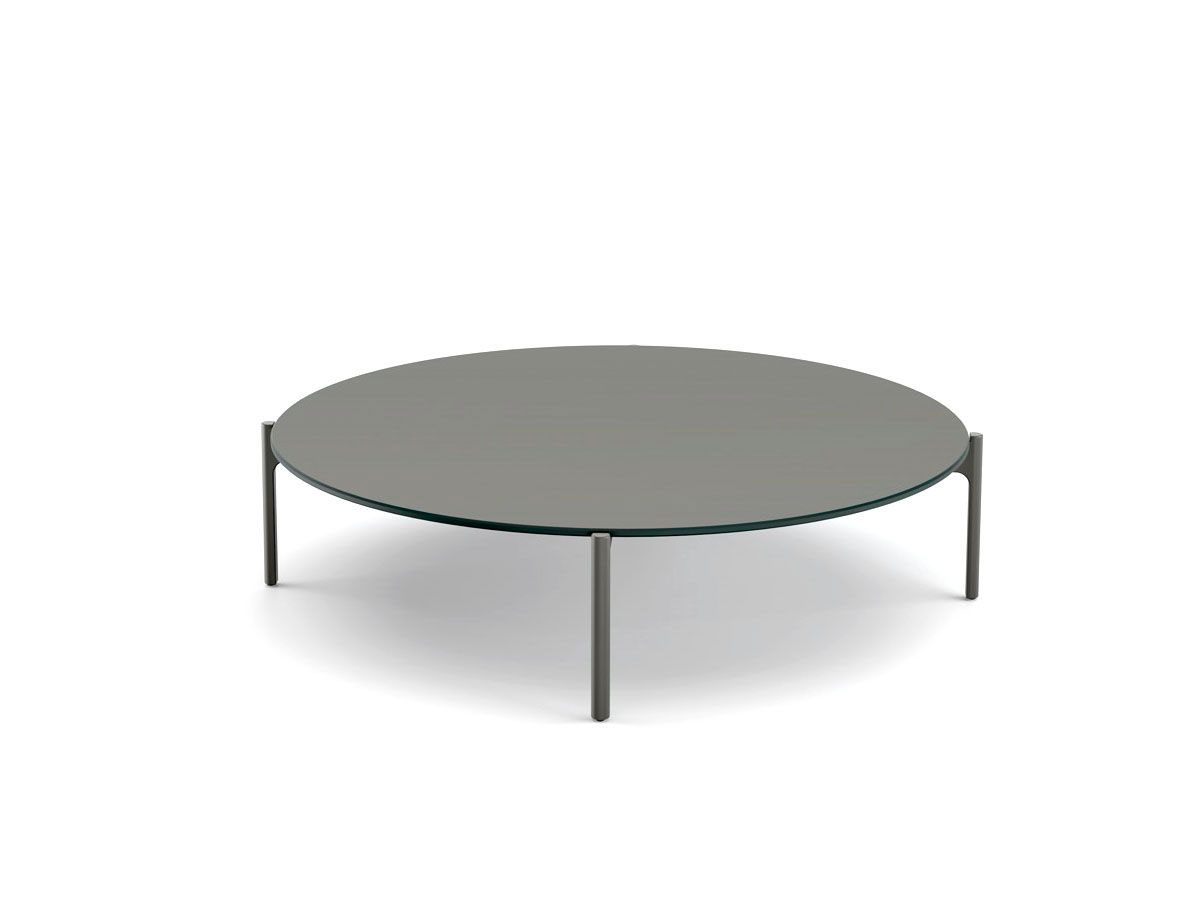 Dedon Izon Round Coffee Table Hpl Black Pepper