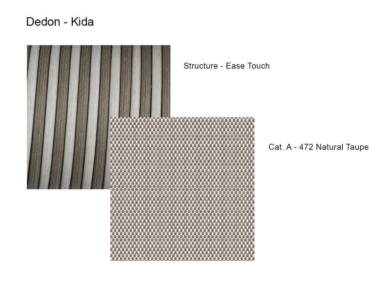 Dedon Kida Hanging Lounge Chair 171 Ease Touch Cushion 472 Natural Taupe