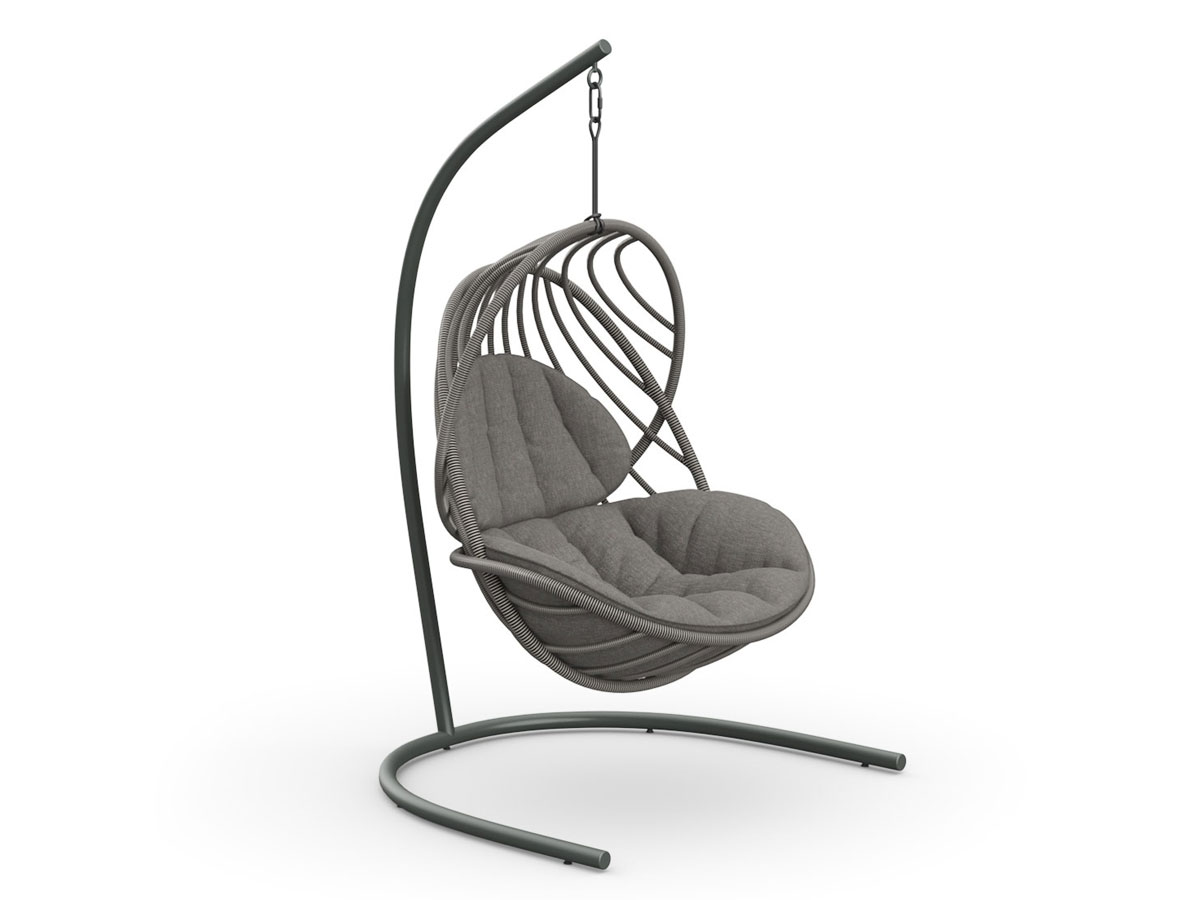 Dedon Kida Hanging Lounge Chair With Base