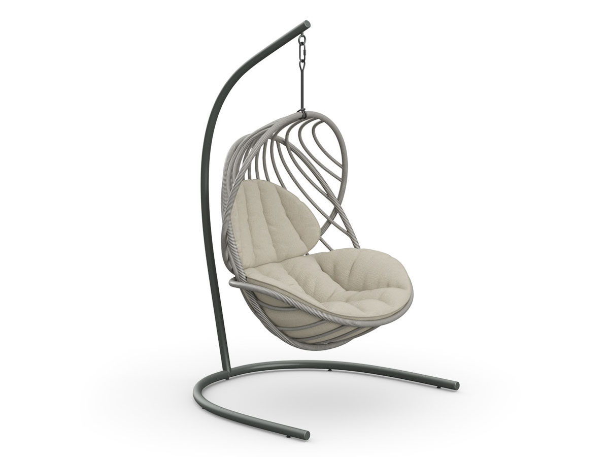 Dedon Kida Hanging Lounge Chair With Base