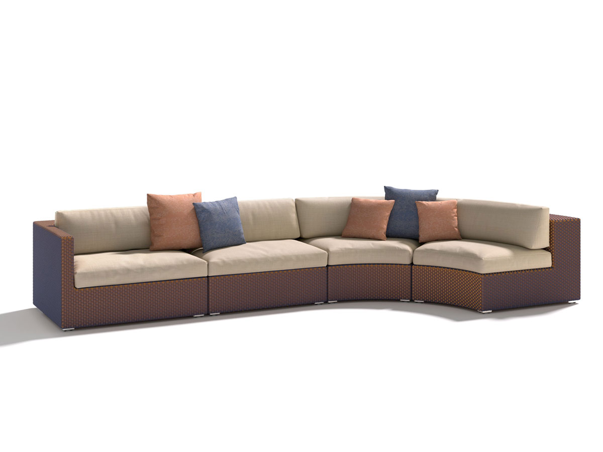Dedon Lounge Mystique Bluo Modular Sofa