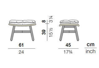 Dedon Mbrace Footstool