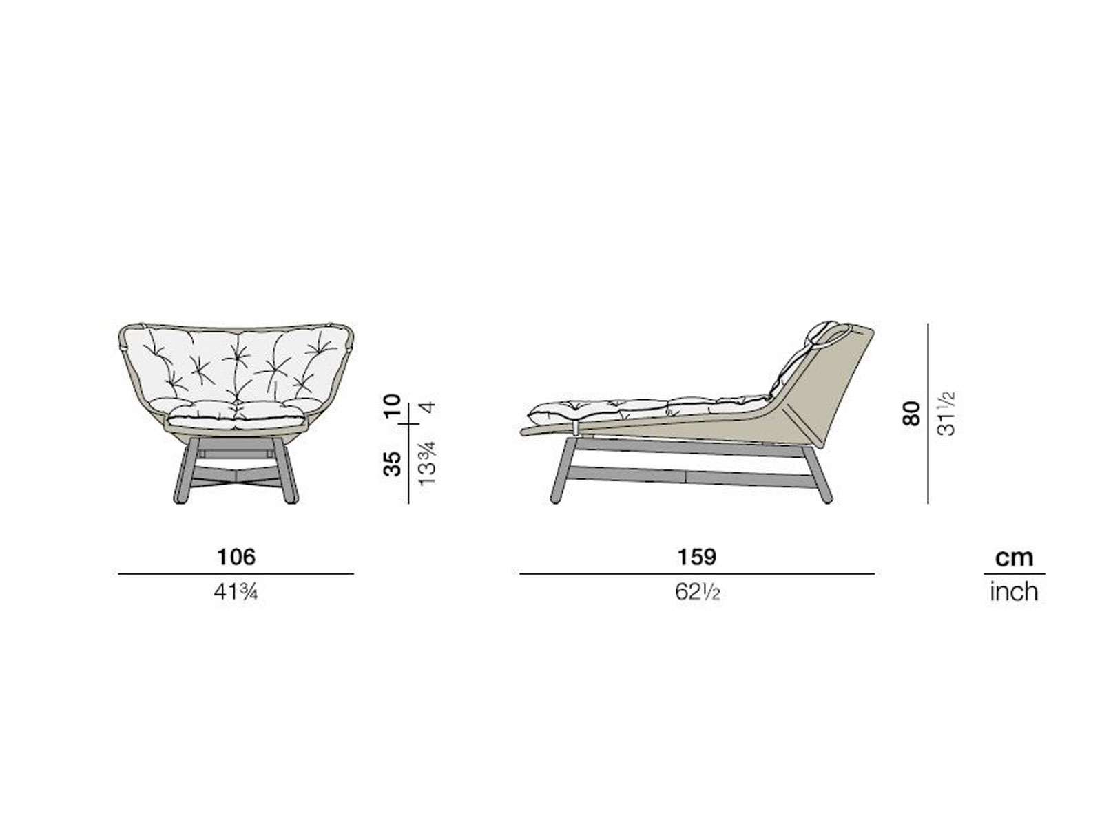 Dedon Mbrace Daybed