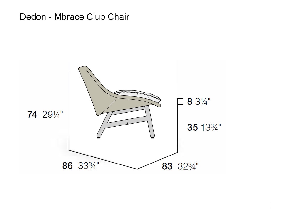 Dedon Mbrace Club Chair