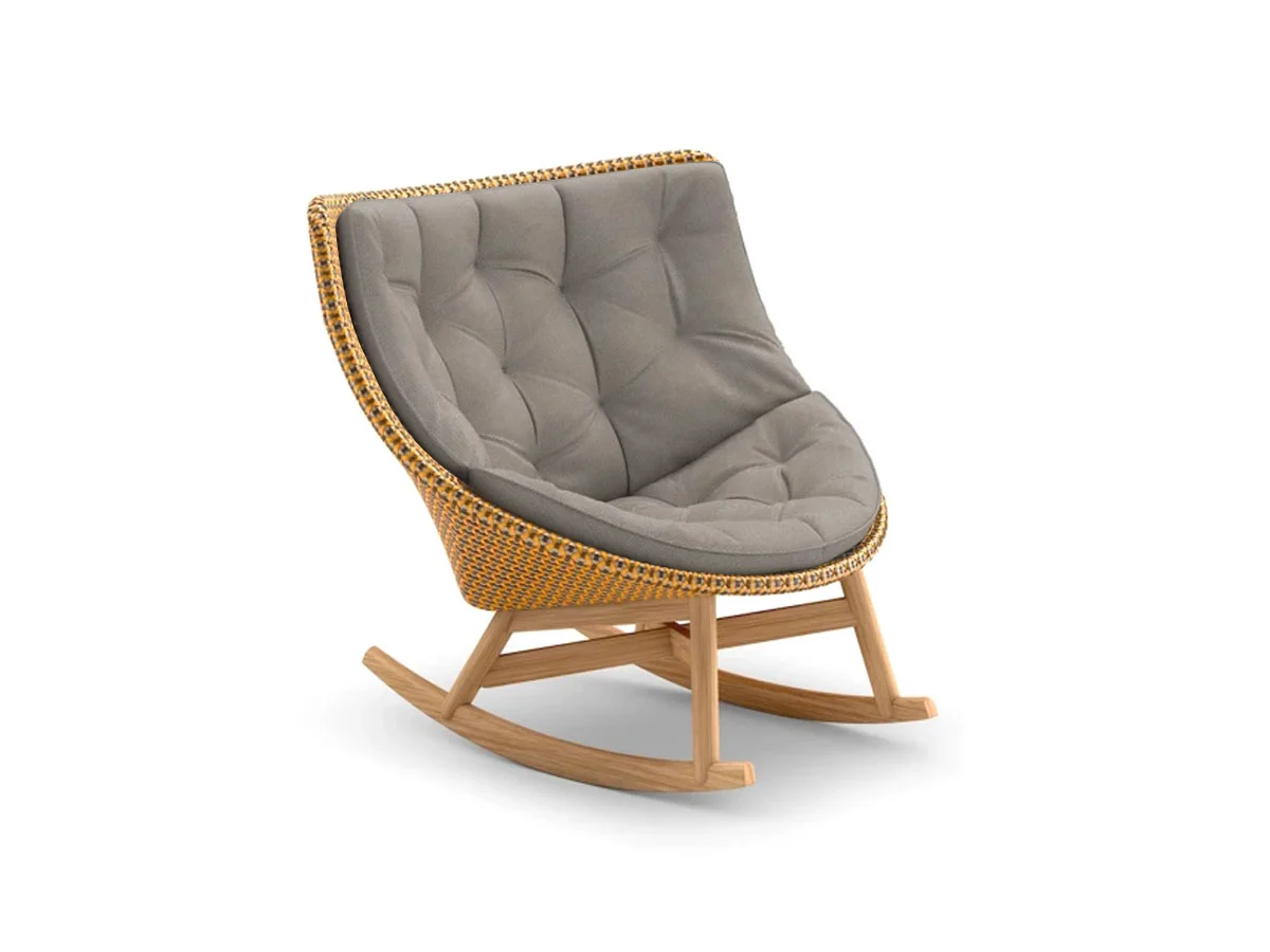 Dedon Mbrace Rocking Armchair 142 Sevillecushion A Natura Ash