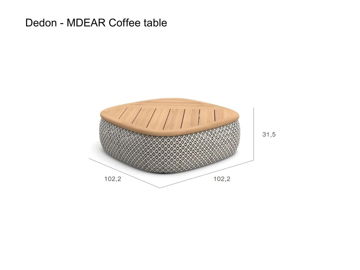 Dedon Mdear Coffee Table
