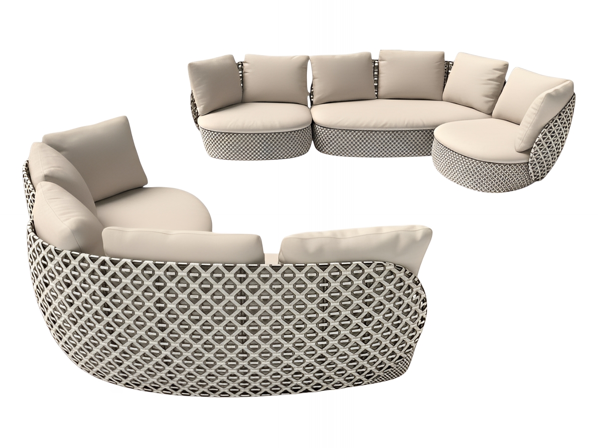 Dedon Mdear Modular Sofa