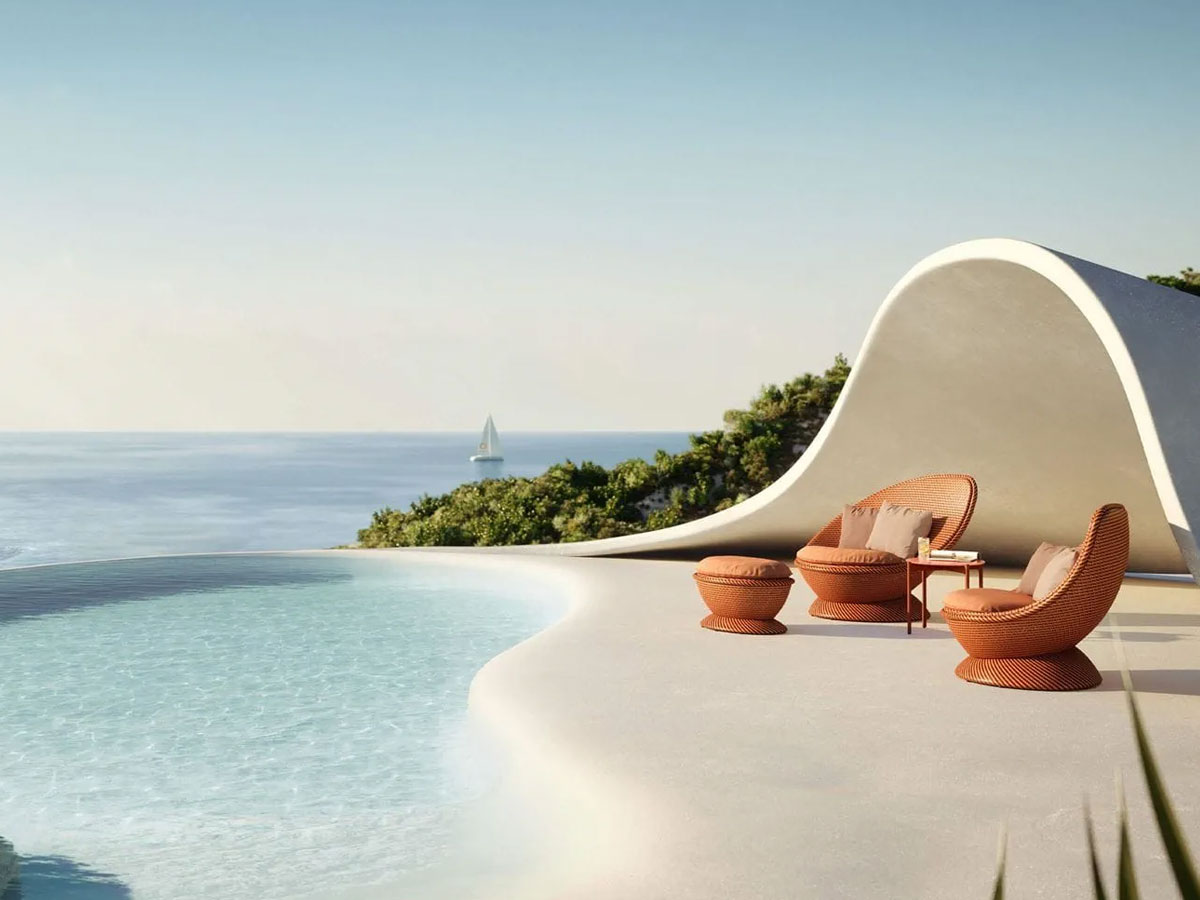 Dedon Papyon Footrest