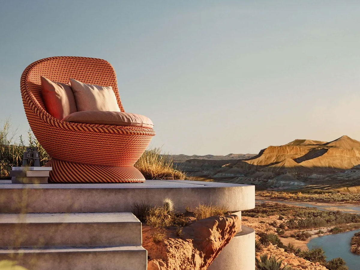 Dedon Papyon Wing Chair