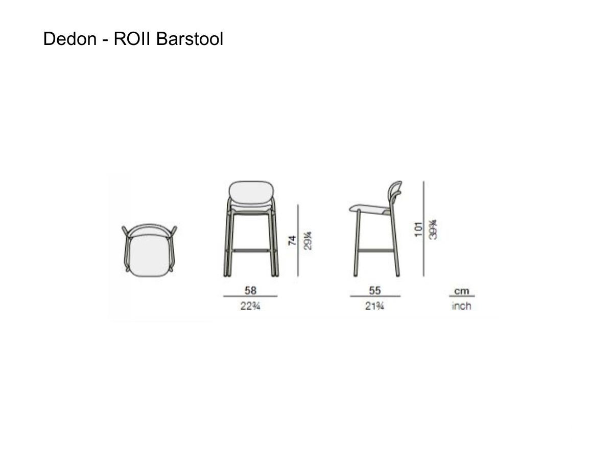 Dedon Roii Bar Stool