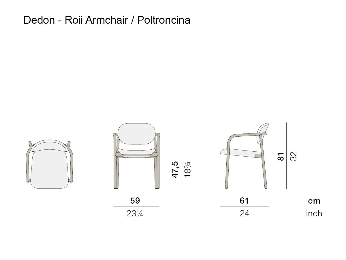 Dedon Roii Armchair