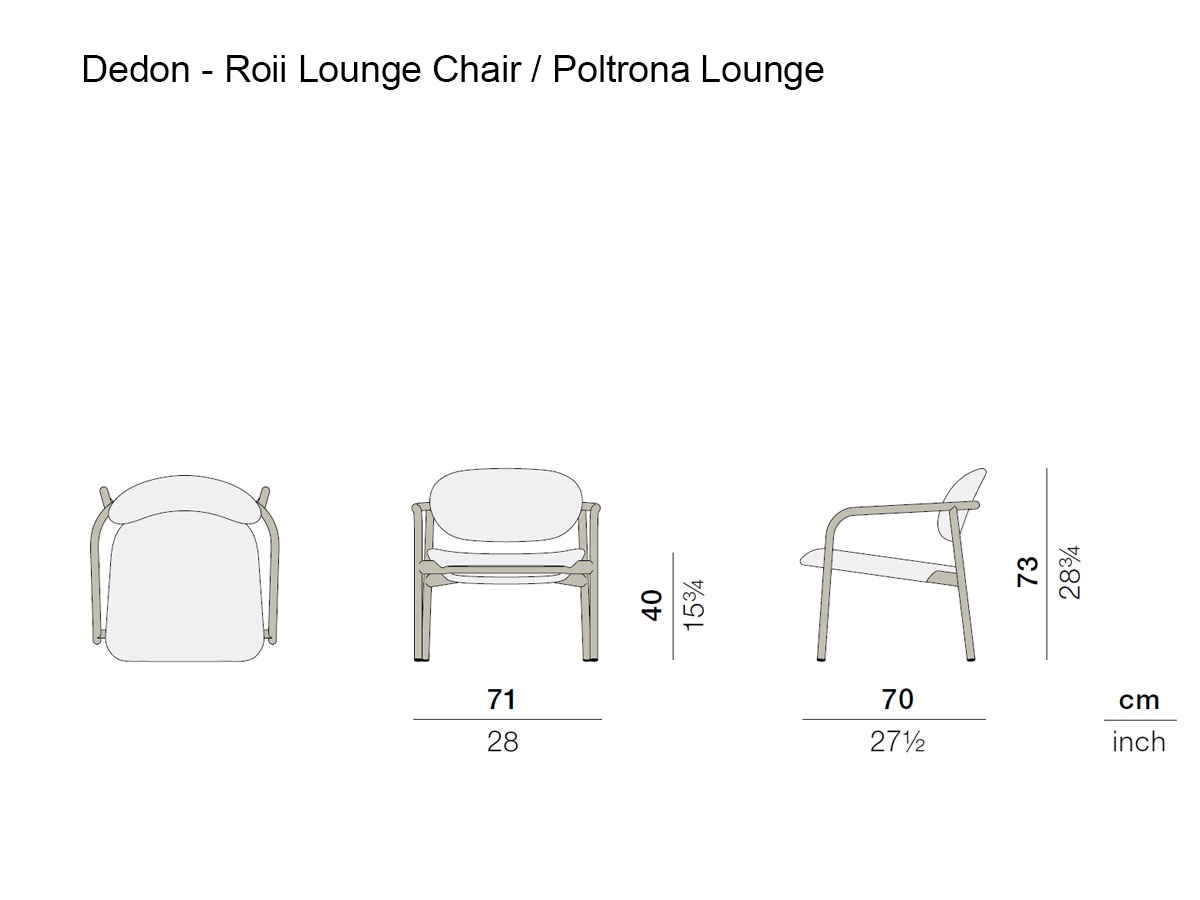 Dedon Roii Lounge Chair